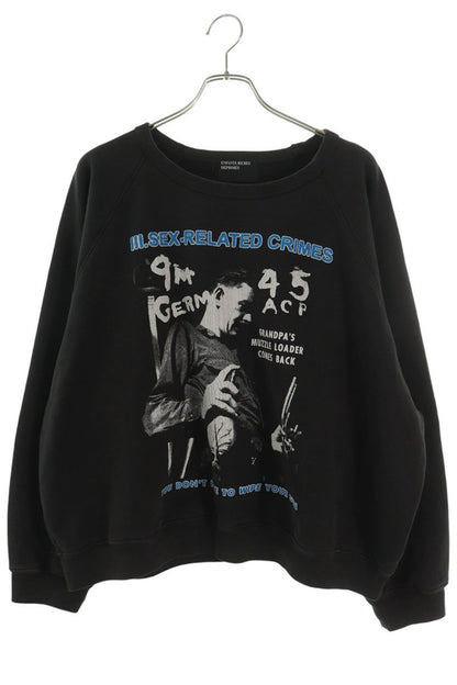 ENFANTS RICHES DEPRIMES Graphic Print Cropped Sweat Size L