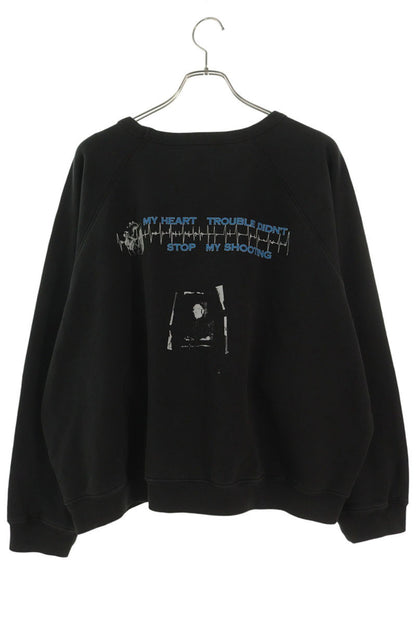 ENFANTS RICHES DEPRIMES Graphic Print Cropped Sweat Size L