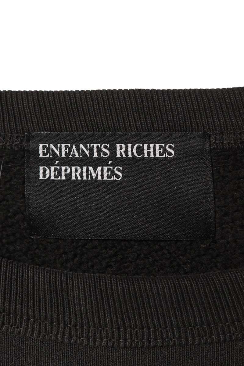 ENFANTS RICHES DEPRIMES Graphic Print Cropped Sweat Size L