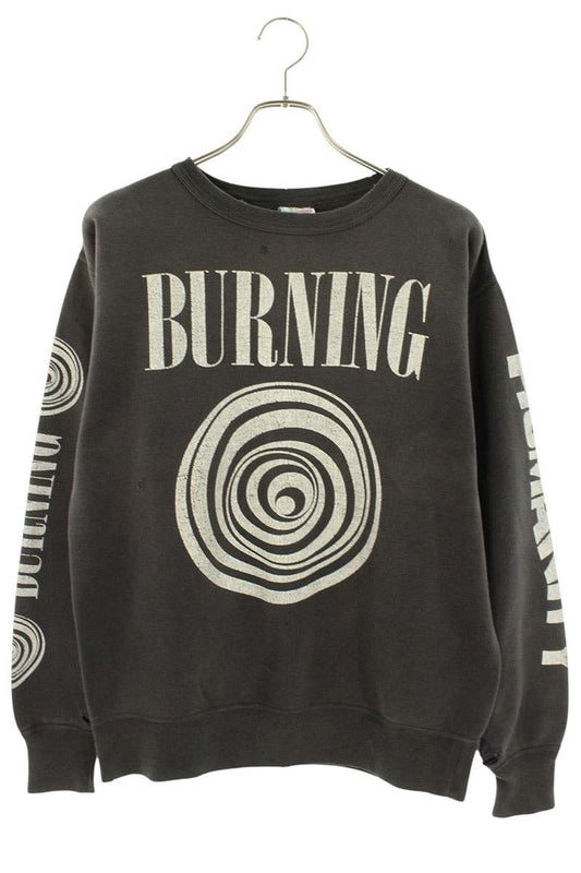 SAINT MICHAEL Vintage Crewneck Sweatshirt Dark Gray Size S
