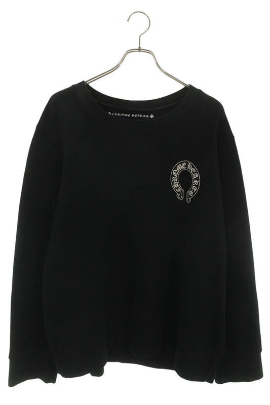 Chrome Hearts Floral Back Arch Logo Sweatshirt Black Size XL