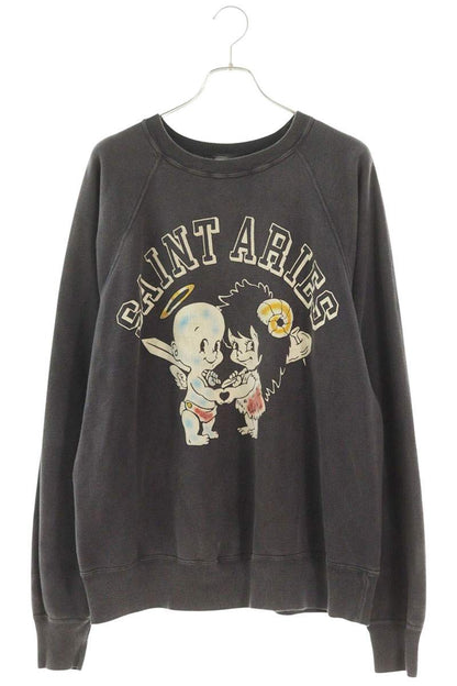 SAINT MICHAEL 23AW x Aries Vintage Sweatshirt Dark Size XL