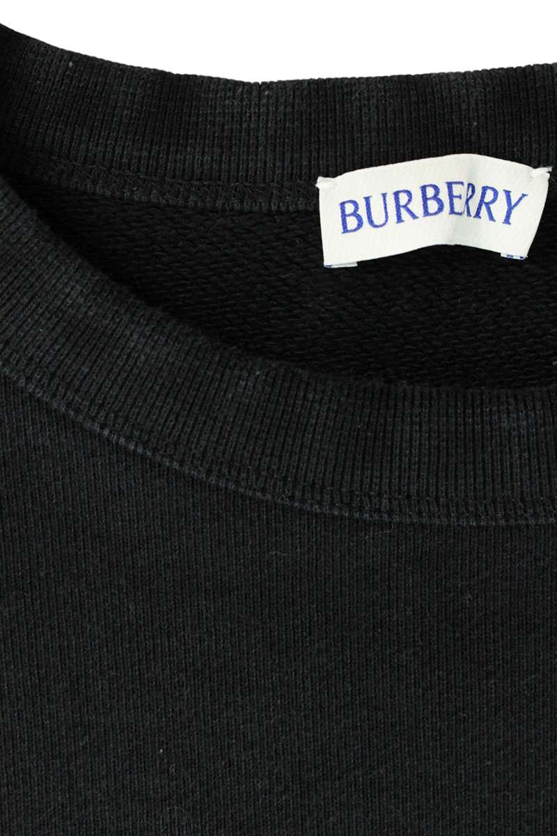 Burberry 8101889 Check Label Crewneck Sweatshirt Size M