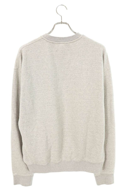 JILSANDER 25AW Logo Print Cropped Sweatshirt Gray Size M