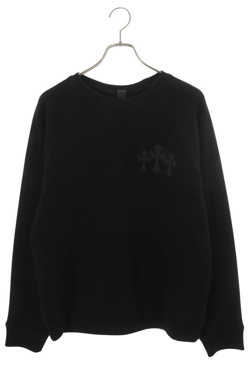 Chrome Hearts 7-11 Crew Back CH Cotton Sweatshirt Size M