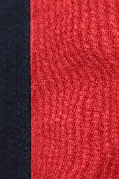 SUPREME 18AW Split Crewneck Sweatshirt Red/Navy Size M