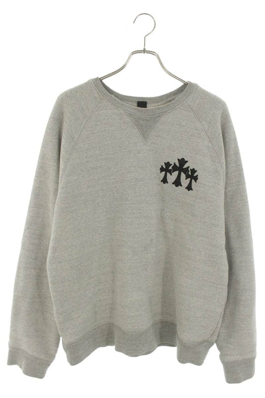 Chrome Hearts Back CH Logo Embroidered Sweatshirt Size XL