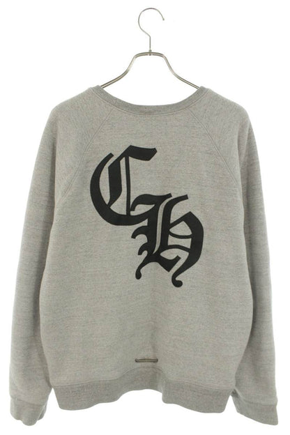 Chrome Hearts Back CH Logo Embroidered Sweatshirt Size XL