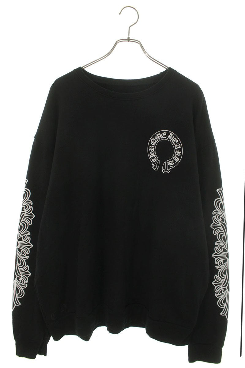 Chrome Hearts SWTSHRT PLVR Horseshoe Floral Size XL
