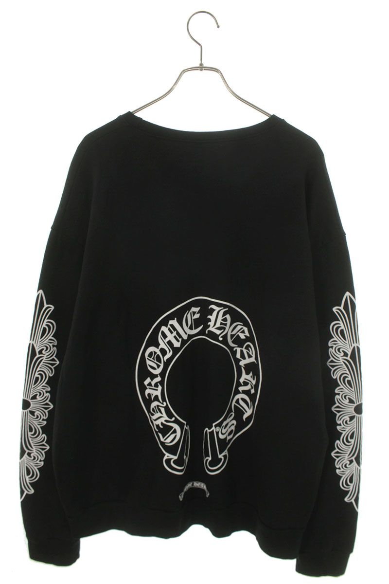 Chrome Hearts SWTSHRT PLVR Horseshoe Floral Size XL
