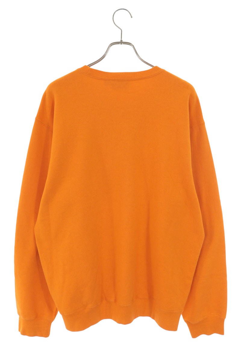 SUPREME WARM UP CREWNECK Logo Print Sweatshirt Size XL