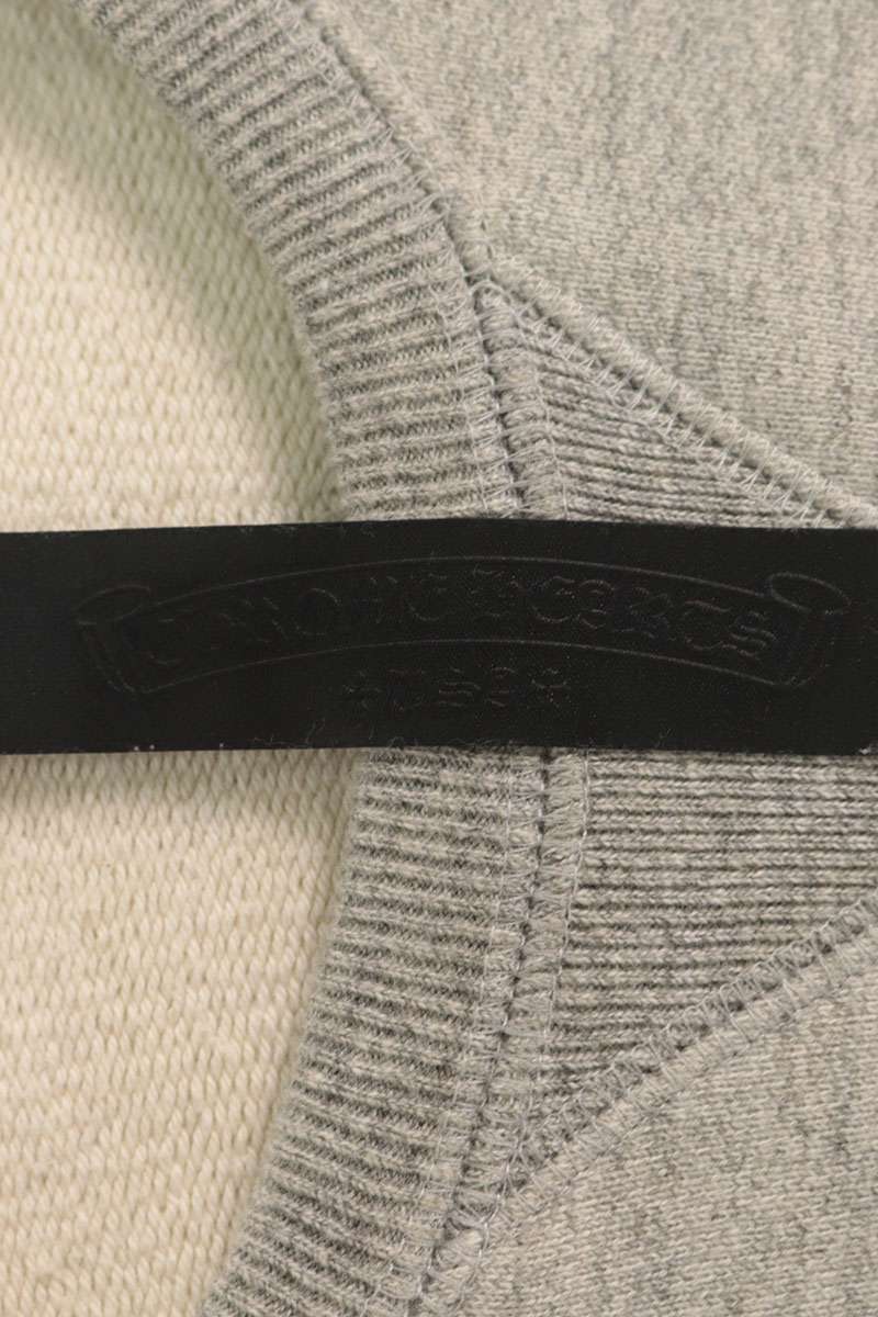 Chrome Hearts Back CH Logo Embroidered Gray Size XL