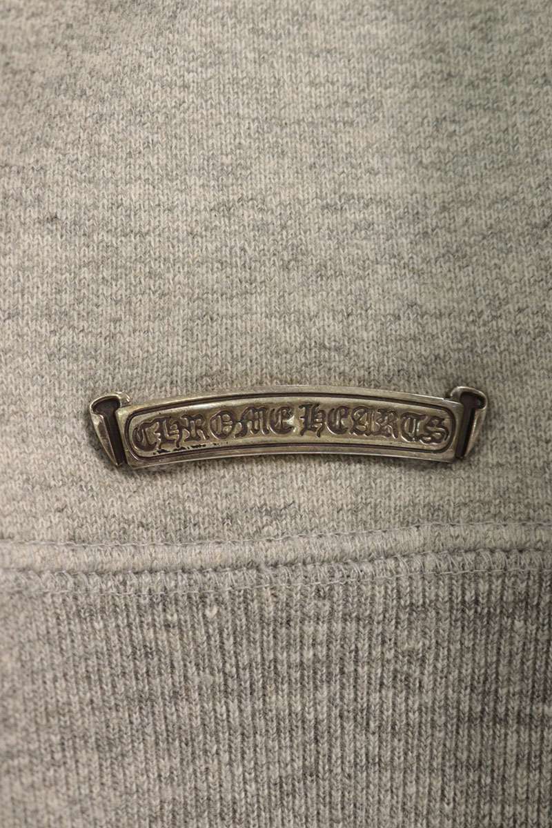 Chrome Hearts Back CH Logo Embroidered Gray Size XL