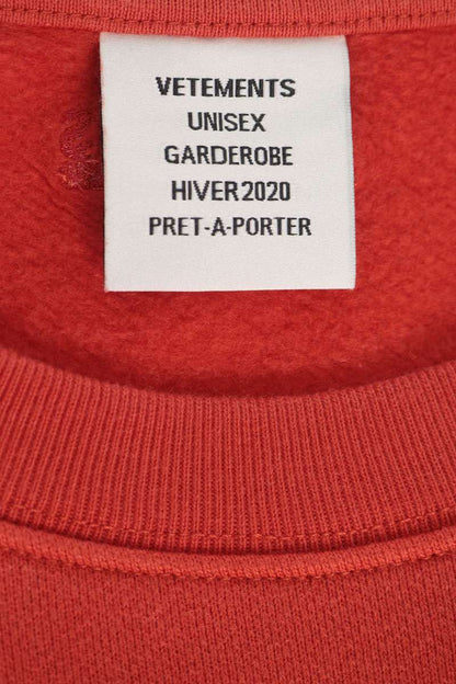 VETEMENTS Front Logo Print Sweatshirt Size L