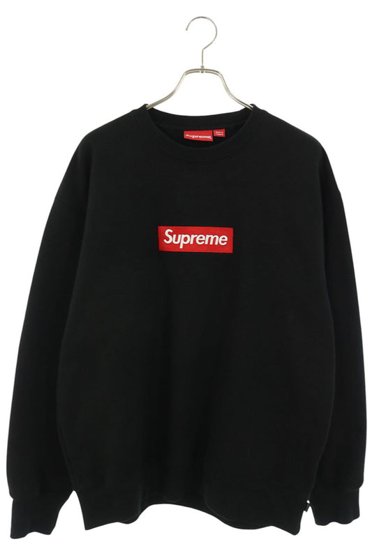 SUPREME 22AW Box Logo Crewneck Sweatshirt Black Size L