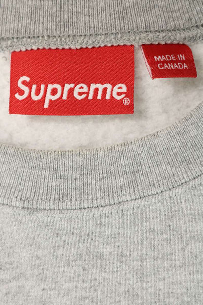 SUPREME 22AW Box Logo Crewneck Sweatshirt Gray Size M