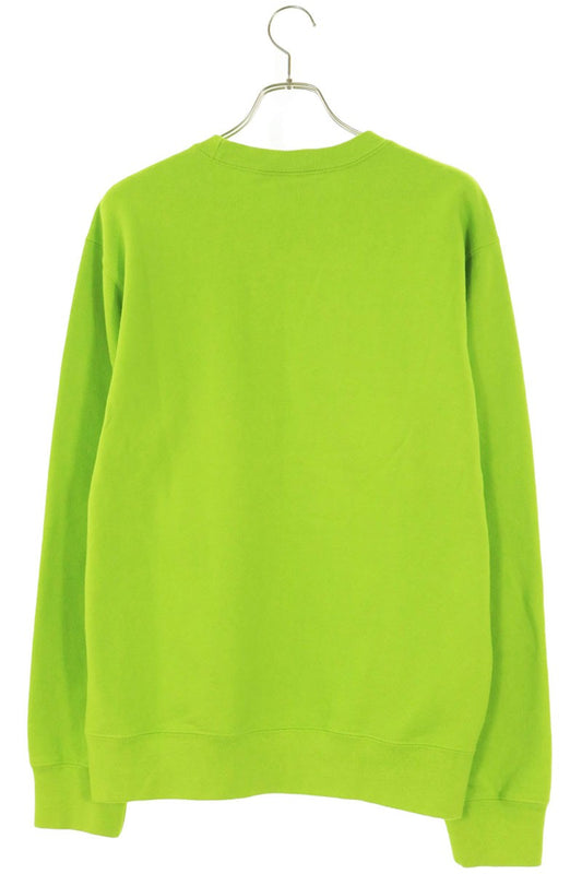 SUPREME Cutout Logo Crewneck Sweatshirt Green Size M