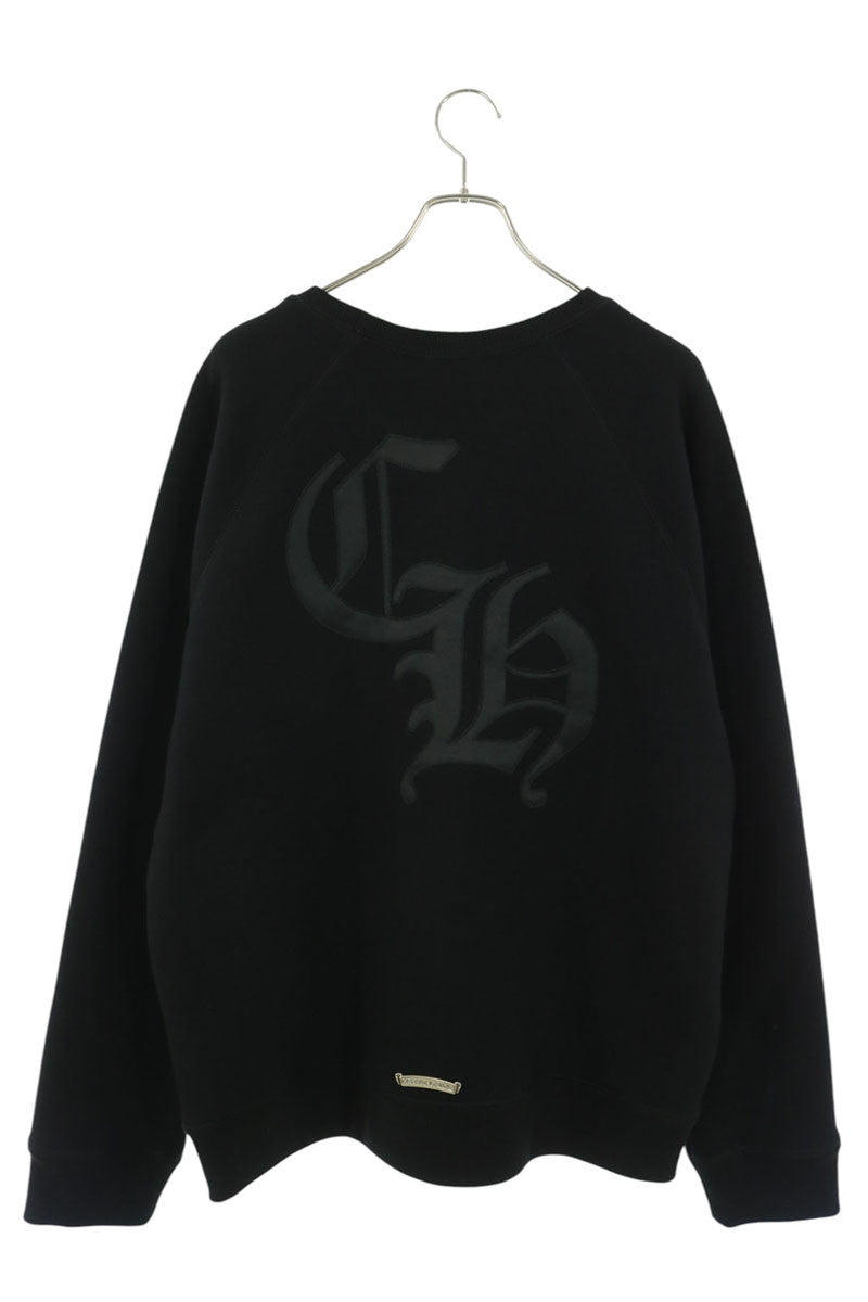 Chrome Hearts Back CH Logo Sweatshirt Black/Silver Size XL