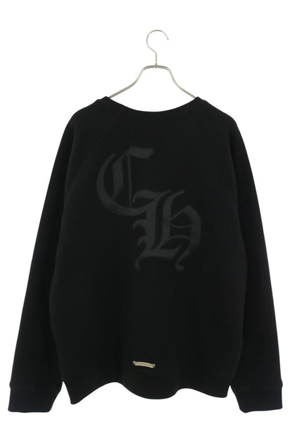 Chrome Hearts Back CH Logo Sweatshirt Black/Silver Size XL