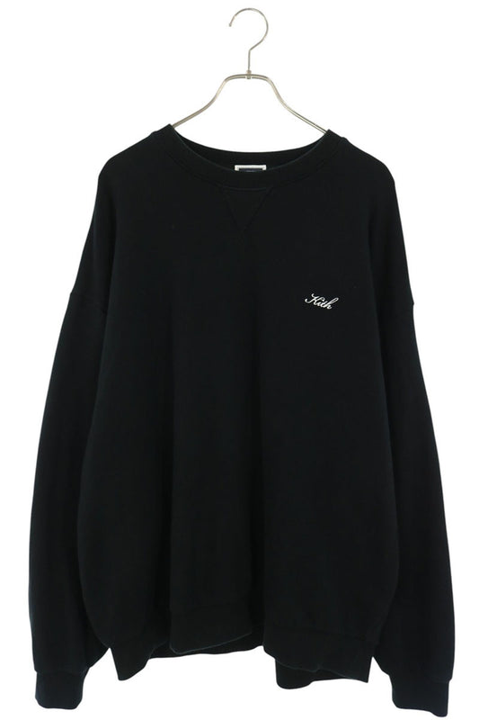 KITH Chest Logo Sweatshirt Black Size XXL