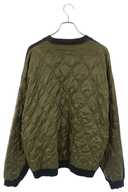 KAPITAL Nylon Bone Panel Sweat Black/Khaki Size 3