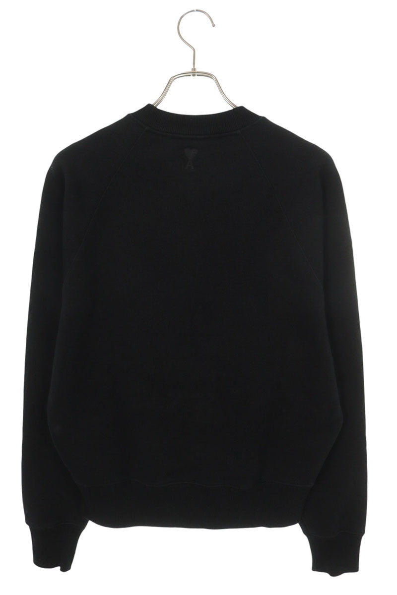 AMI Alexandre Mattiussi Chest Logo Sweatshirt Black Size S