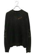 SATOSHI NAKAMOTO Stud Embellished Sweatshirt Black Size S