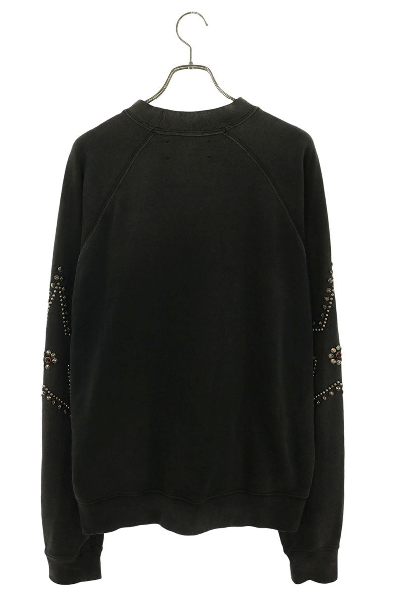SATOSHI NAKAMOTO Stud Embellished Sweatshirt Black Size S