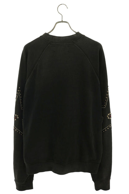 SATOSHI NAKAMOTO Stud Embellished Sweatshirt Black Size S
