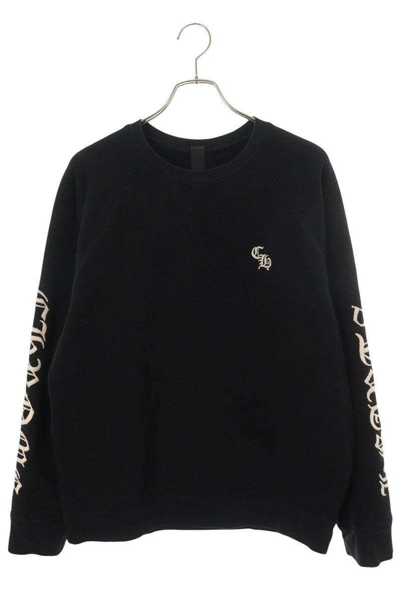 Chrome Hearts SLO RIDE CH Logo Crewneck Sweatshirt Size L