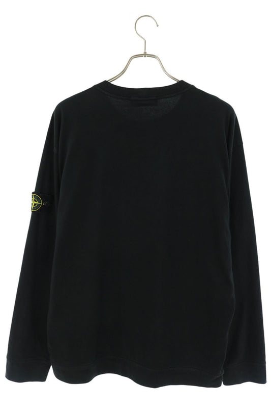 STONEISLAND 811563750 Logo Patch Sweatshirt Black Size L