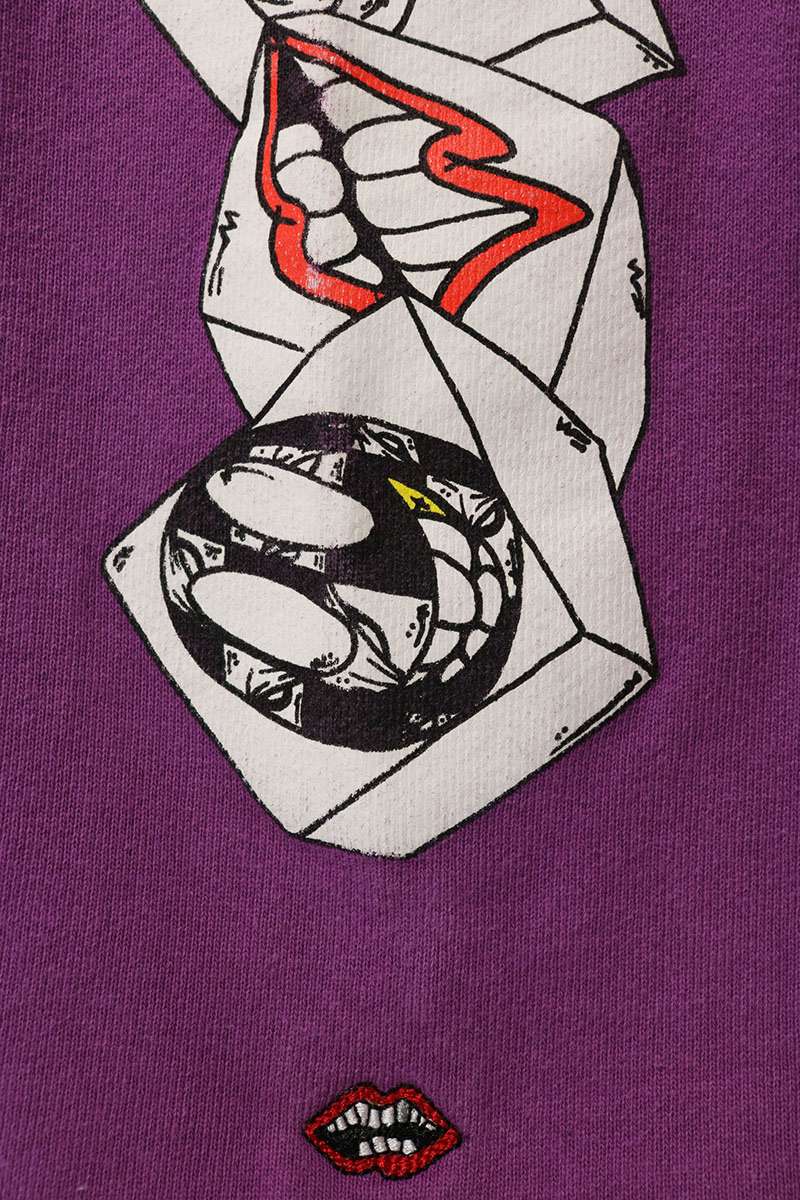 Chrome Hearts PPO I WANT MORE NOT Sweatshirt Purple Size L
