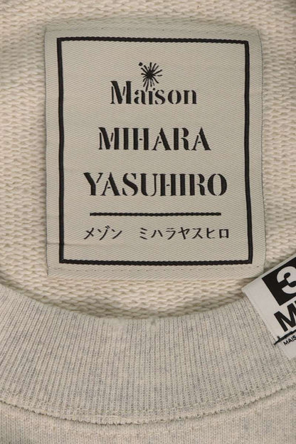 MIHARAYASUHIRO K16PO732 Kids Sticker Sweatshirt Beige Size L