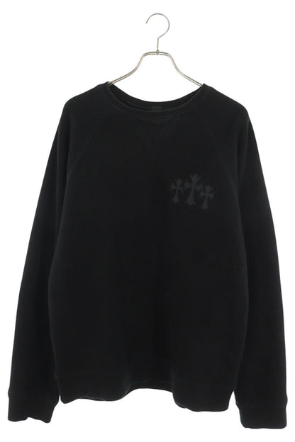 Chrome Hearts 7-11 CREW Back CH Sweatshirt Black Size XL