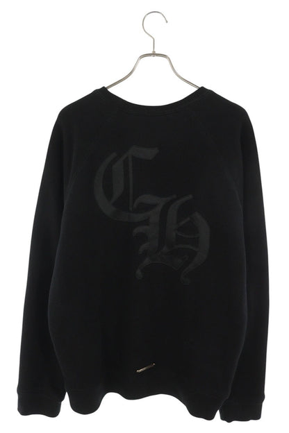 Chrome Hearts 7-11 CREW Back CH Sweatshirt Black Size XL