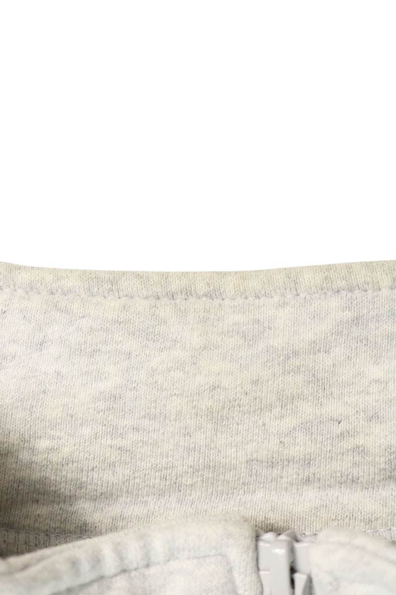 SUPREME Small Box Logo Half Zip Sweatshirt Gray Size M