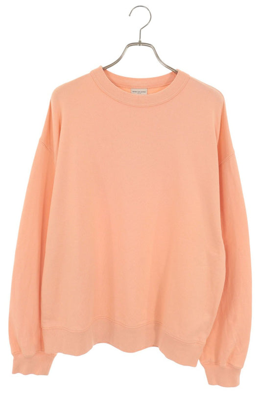DRIES VAN NOTEN Oversized Crewneck Sweatshirt Pink Size S