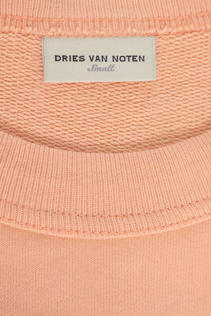 DRIES VAN NOTEN Oversized Crewneck Sweatshirt Pink Size S
