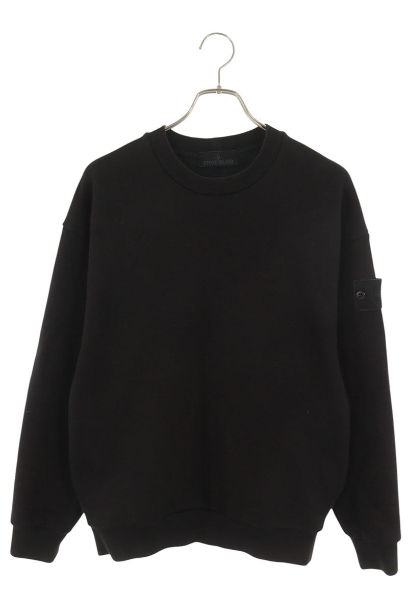 STONEISLAND GHOST PIECE Crewneck Sweatshirt Black Size M