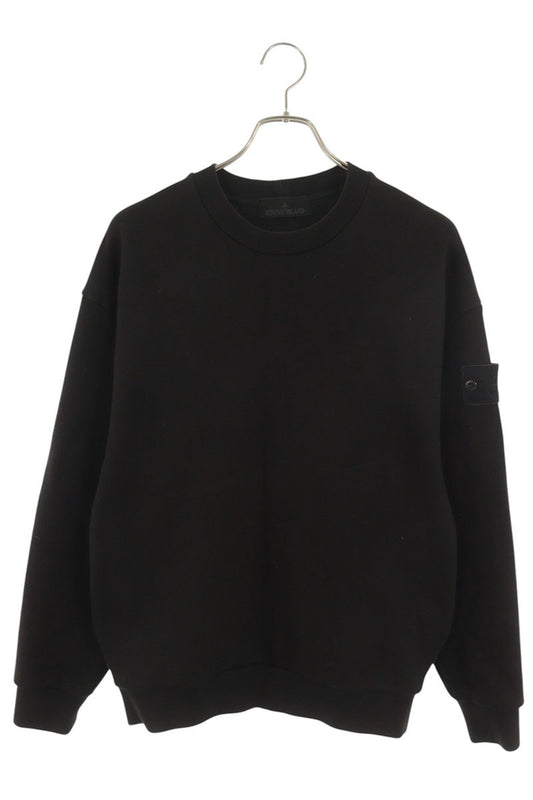 STONEISLAND GHOST PIECE Crewneck Sweatshirt Black Size M