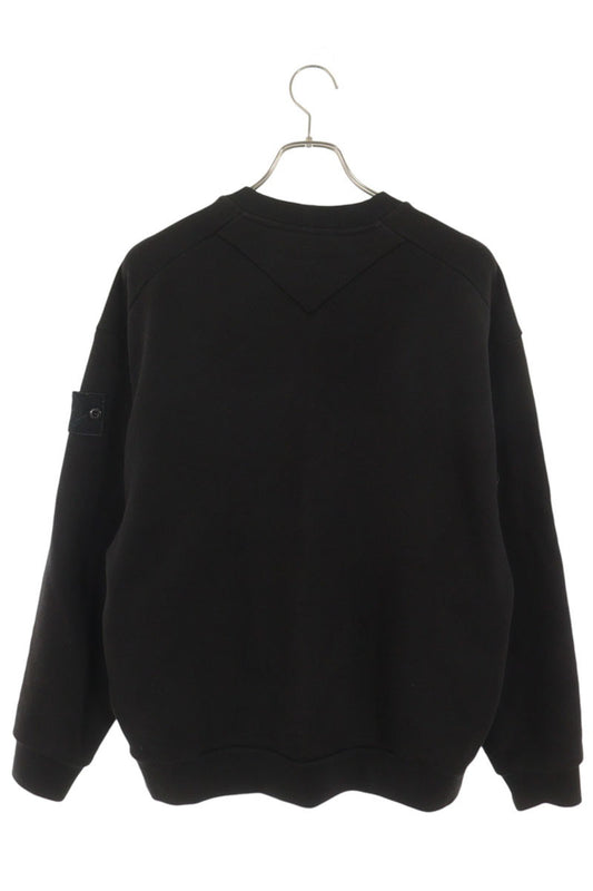 STONEISLAND GHOST PIECE Crewneck Sweatshirt Black Size M