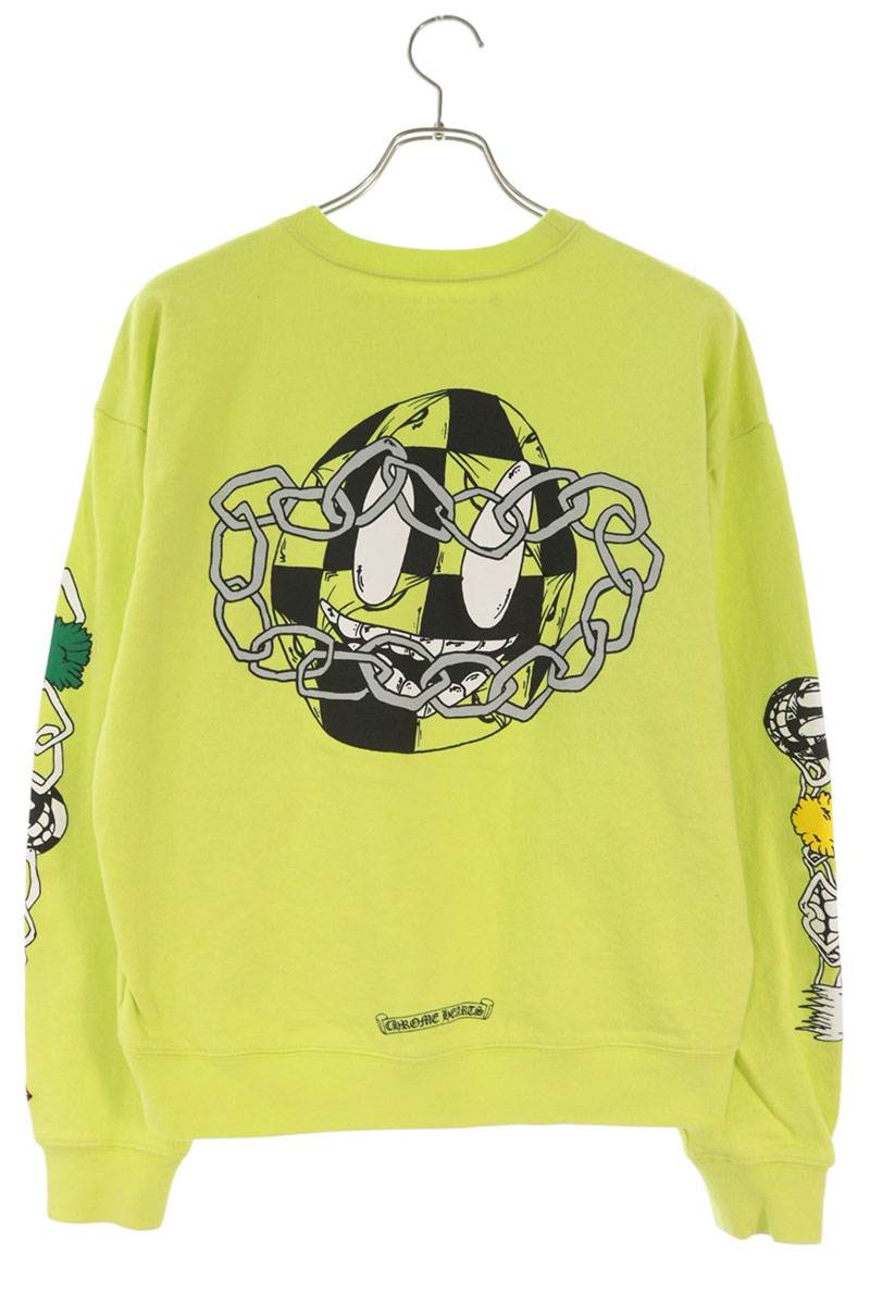 Chrome Hearts PPO HRDWR GRN MATTYBOY Light Green Sweatshirt Size M