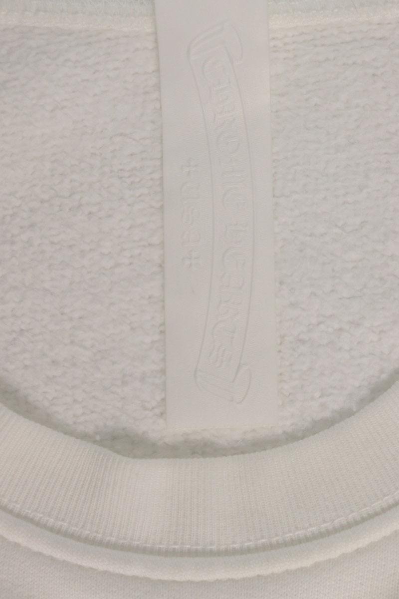 Chrome Hearts Y NOT Haircalf Leather Patch Sweatshirt Size S