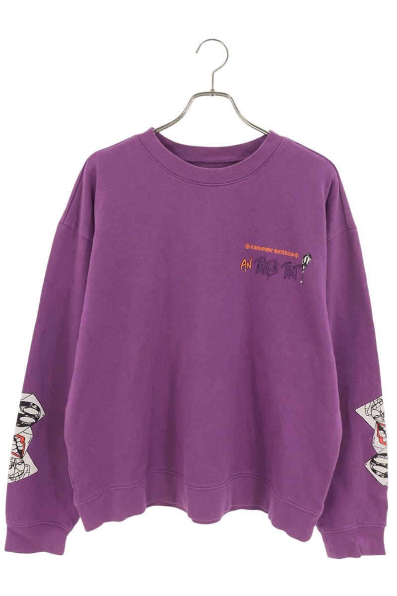 Chrome Hearts Matty Boy "I WANT Sweatshirt Purple Size L