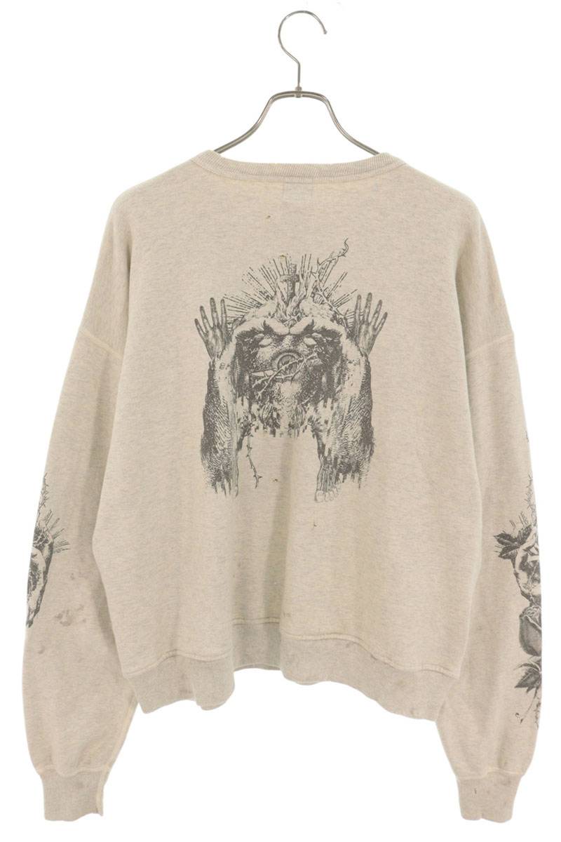 SAINT MICHAEL 22SS Distressed Crewneck Multi Size XL
