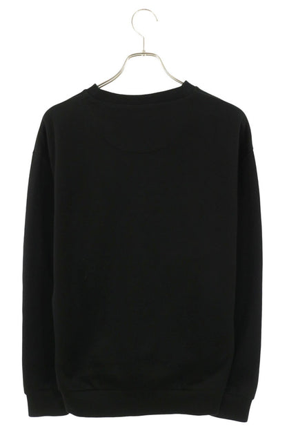 PRADA Triangle Logo Plate Technical Sweatshirt Black Size S