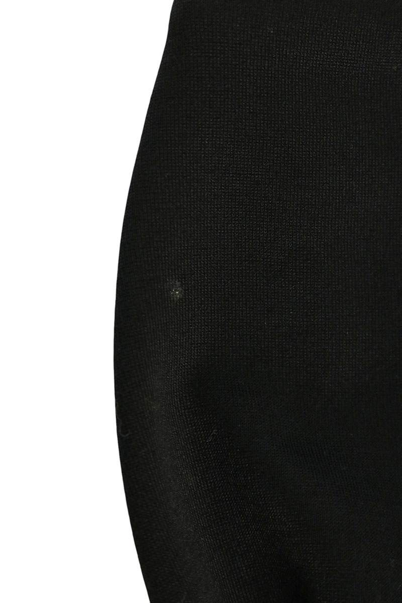 PRADA Triangle Logo Plate Technical Sweatshirt Black Size S