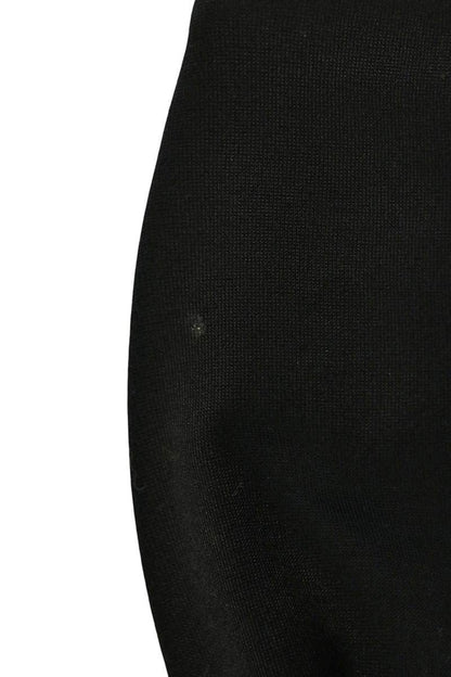 PRADA Triangle Logo Plate Technical Sweatshirt Black Size S