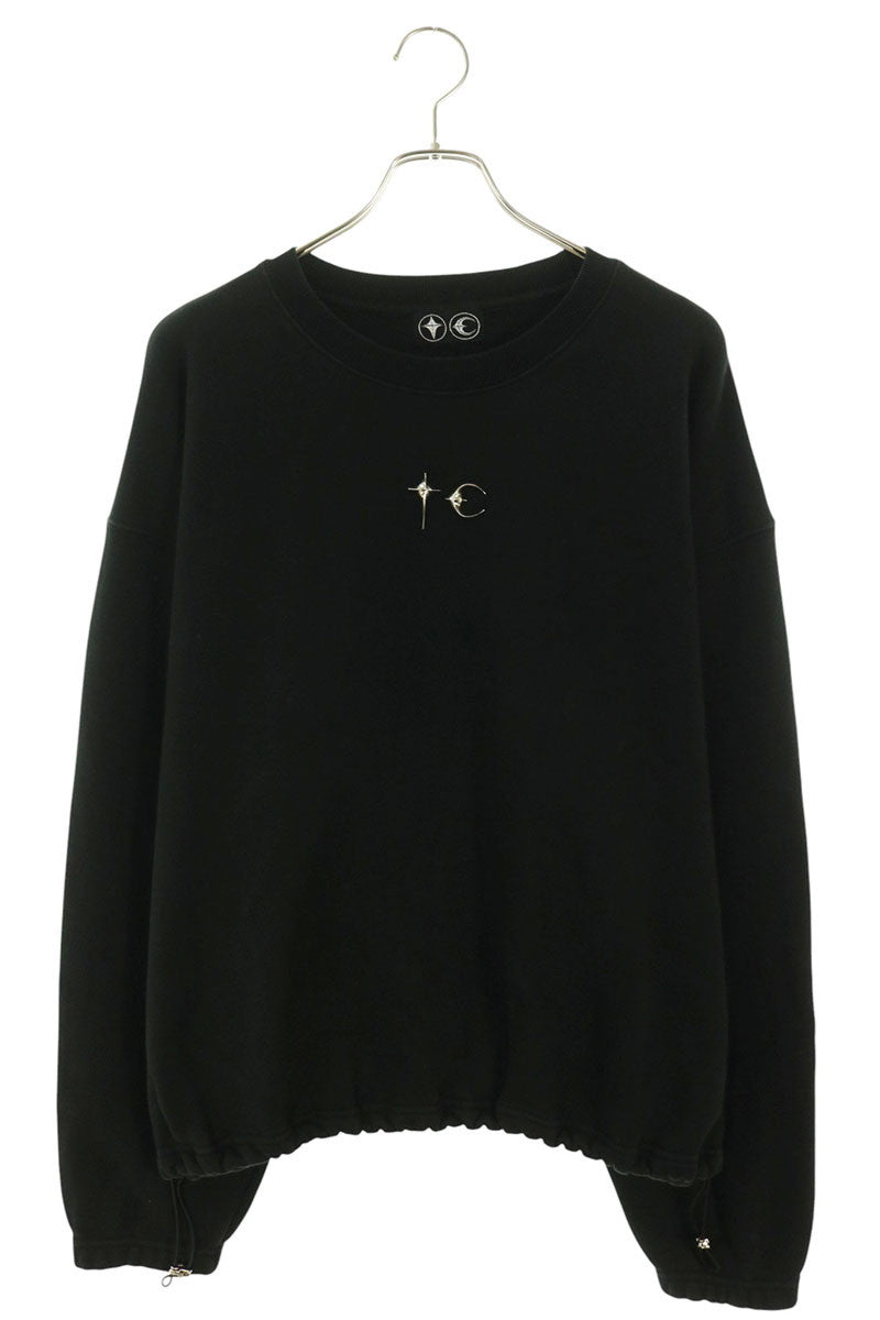 THUG CLUB 24SS Front Emblem Logo Crewneck Sweatshirt Size 2