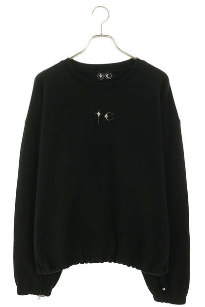 THUG CLUB 24SS Front Emblem Logo Crewneck Sweatshirt Size 2